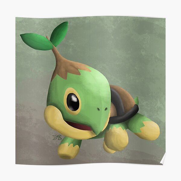 Turtwig Sticker / Print Poster