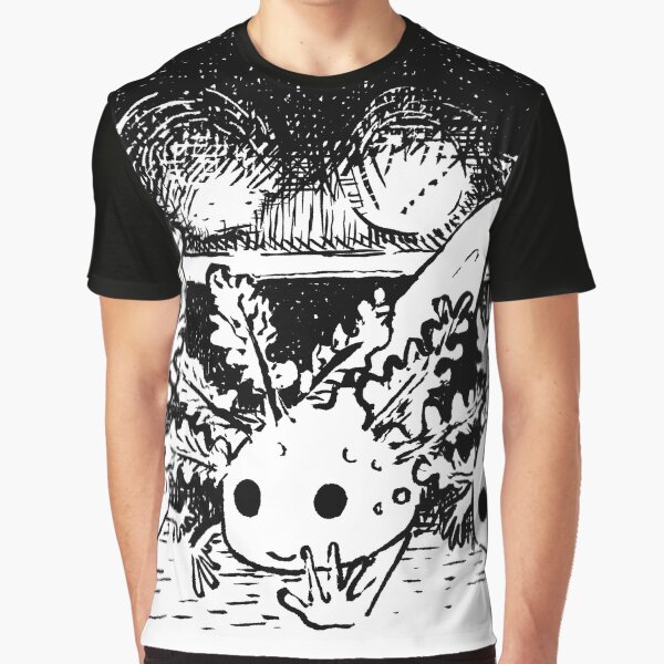 Axolotl Noir Graphic T-Shirt