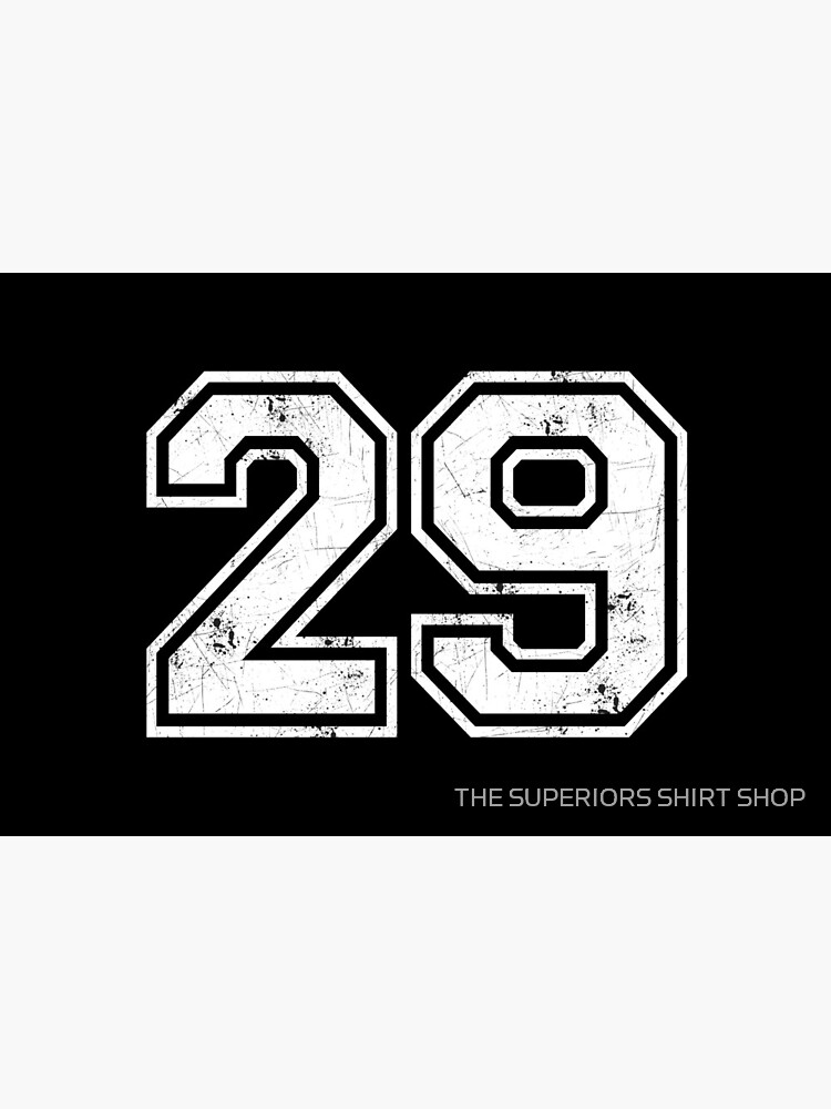 29 jersey number