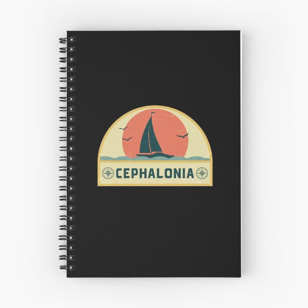 Item preview, Vintage Cephalonia Greece Sailing Vacation Badge designed and sold by dk80.