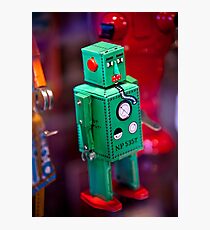 Tin Robot Photographic Print