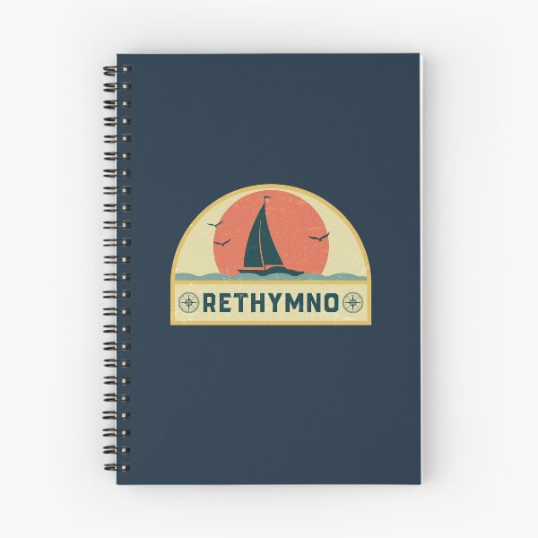 Item preview, Vintage Rethymno Greece Sailing Vacation Badge designed and sold by dk80.