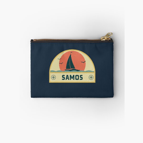Item preview, Vintage Samos Greece Sailing Vacation Badge designed and sold by dk80.