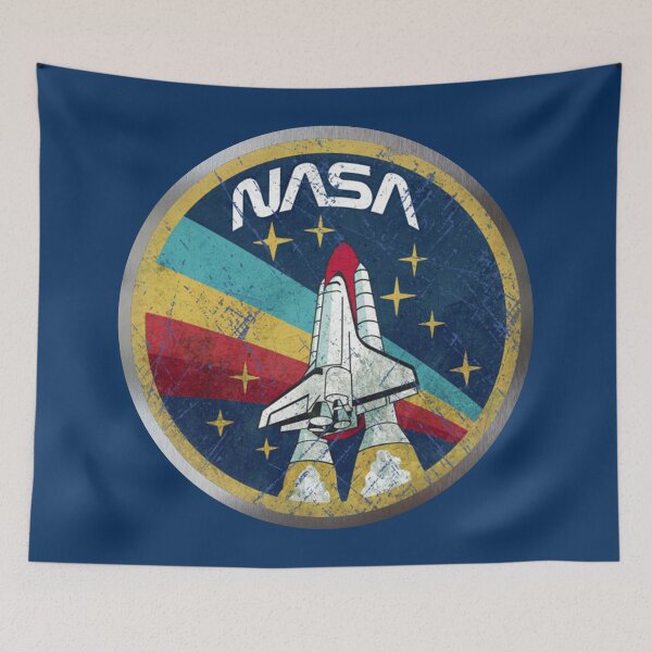 Item preview, NASA Retro Vintage Logo with Metal Border designed and sold by Post Society.
