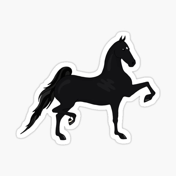 Item preview, Three Gaited Saddlebred - Black designed and sold by slewis04.