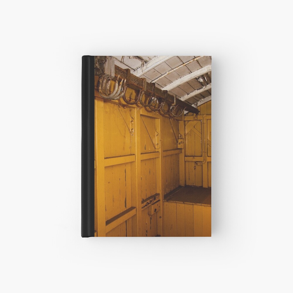 Inside a carriage Hardcover Journal