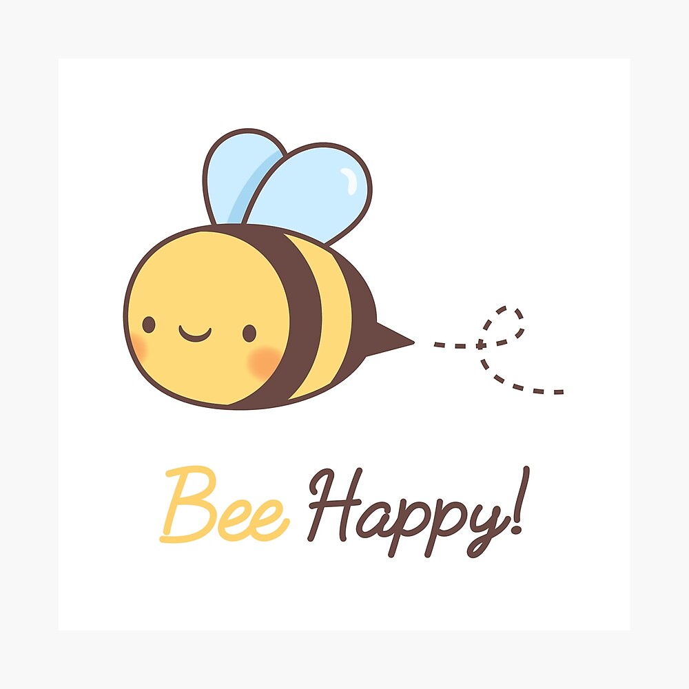 Cute Bee Happy Pun