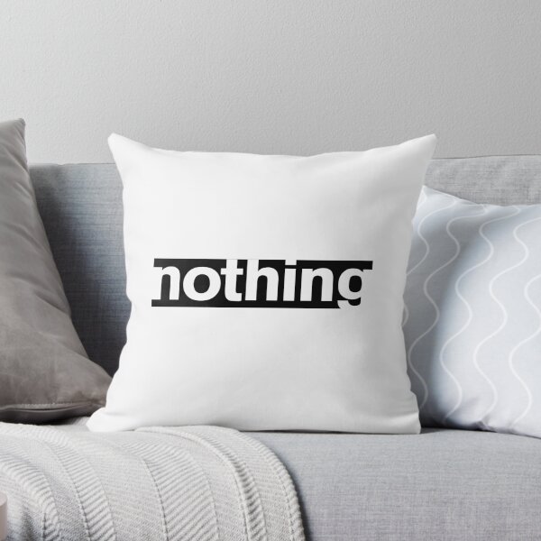Nothing Throw Pillow