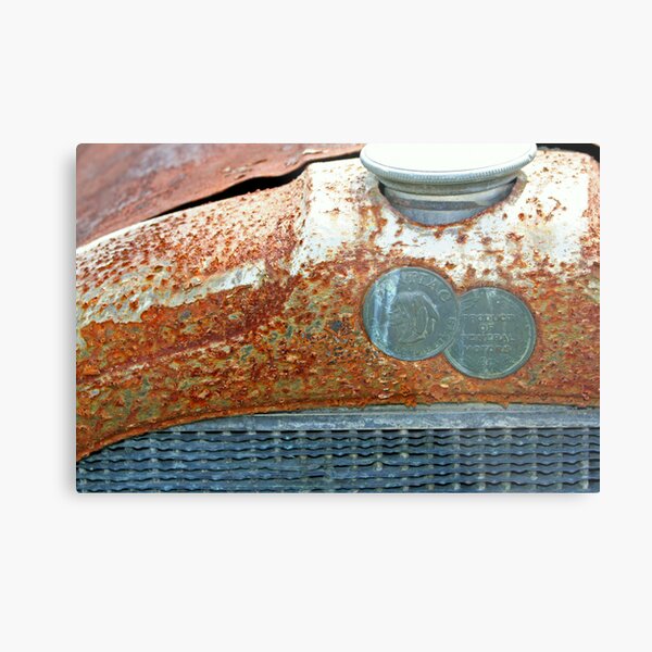 "Rusting Away" Metal Print