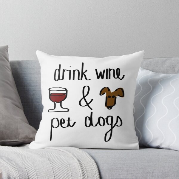 Artikel-Vorschau von Trinken Sie Wein und streicheln Sie Hunde, designt und verkauft von Snofpix.