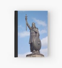 Statue of King Alfred the Great, Winchester, UK, also available on a T-shirt Hardcover Journal