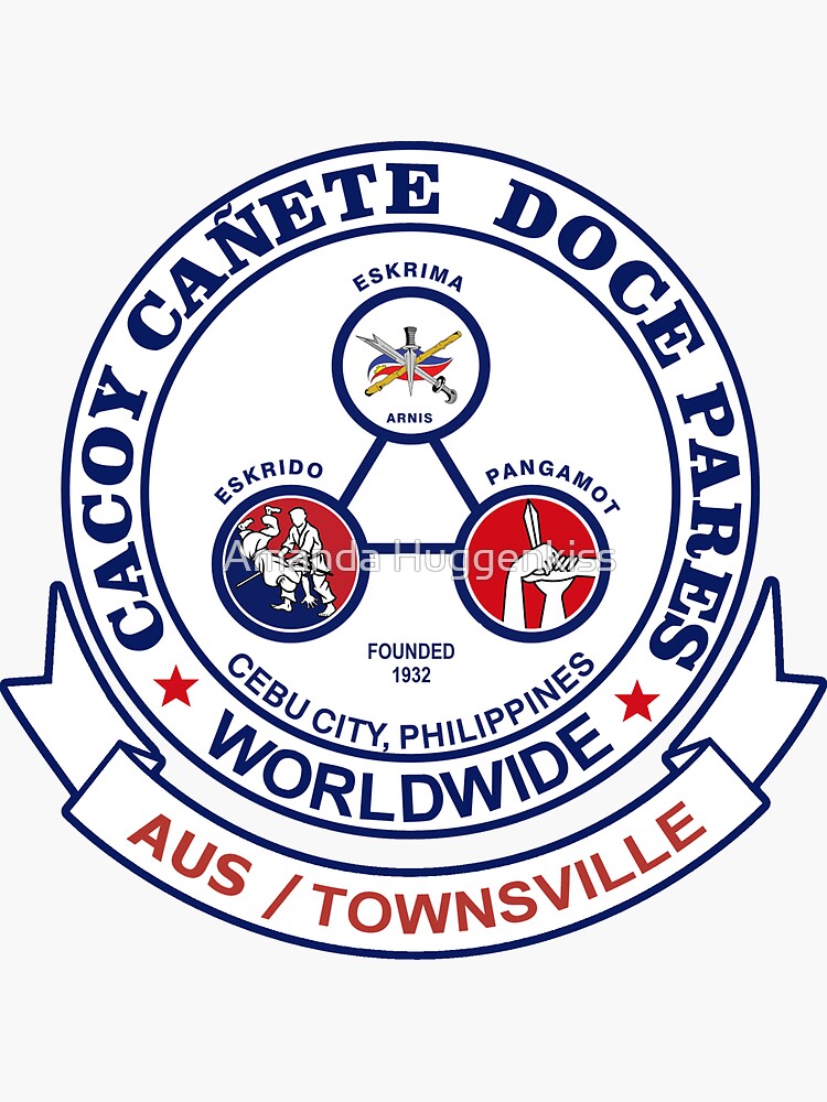 "Townsville Cacoy Doce Pares" Sticker for Sale by Amanda