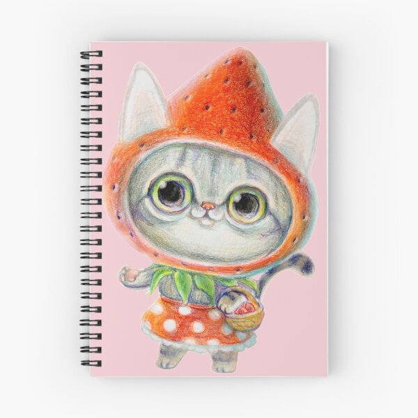 Item preview, Strawberry cat designed and sold by dramacatz.