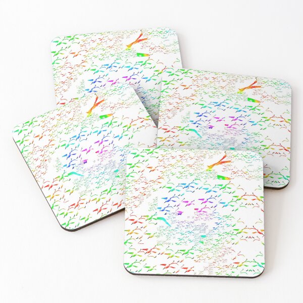 Item preview, Swans a flying pattern, multi colour  designed and sold by designbywhacky.