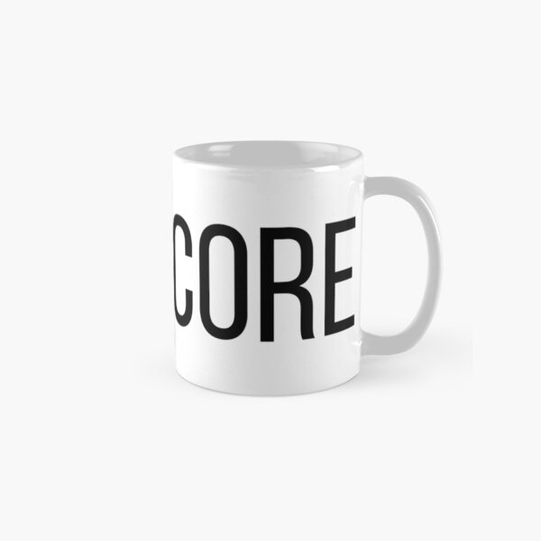 NORMCORE white HARDCORE NORMAL Tasse (Standard)