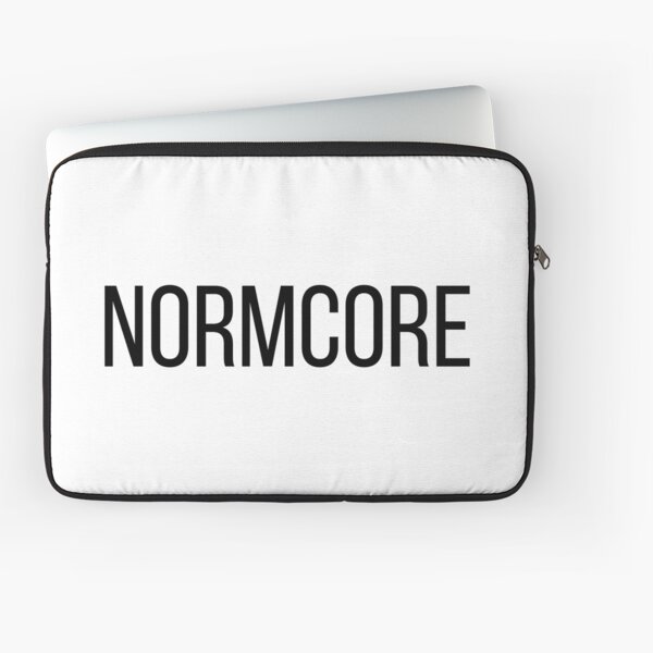 NORMCORE white HARDCORE NORMAL Laptoptasche