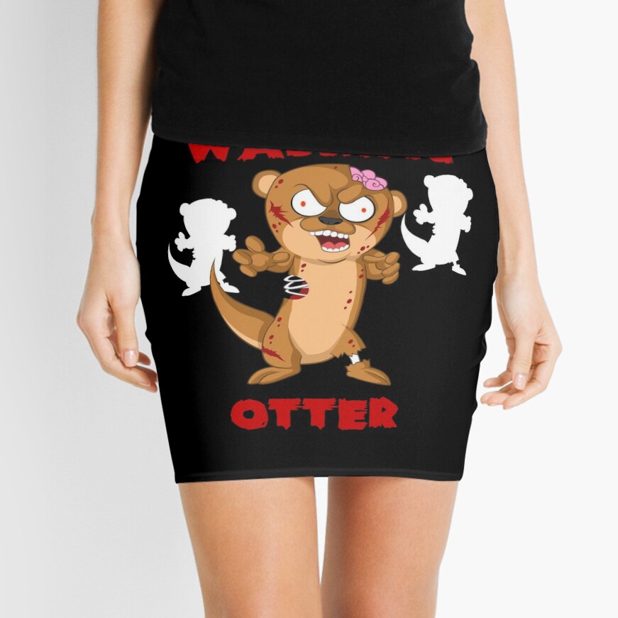 Otter Zombie Otterzombie Creepy Otter Gift Poster by Mr-Peh