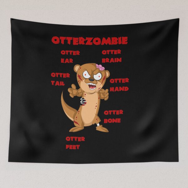 Item preview, Otter Zombie Otterzombie Creepy Otter Gift designed and sold by Mr-Peh.