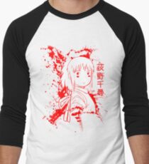 Spirited Ink Scroll Chihiro Men's Baseball ¾ T-Shirt