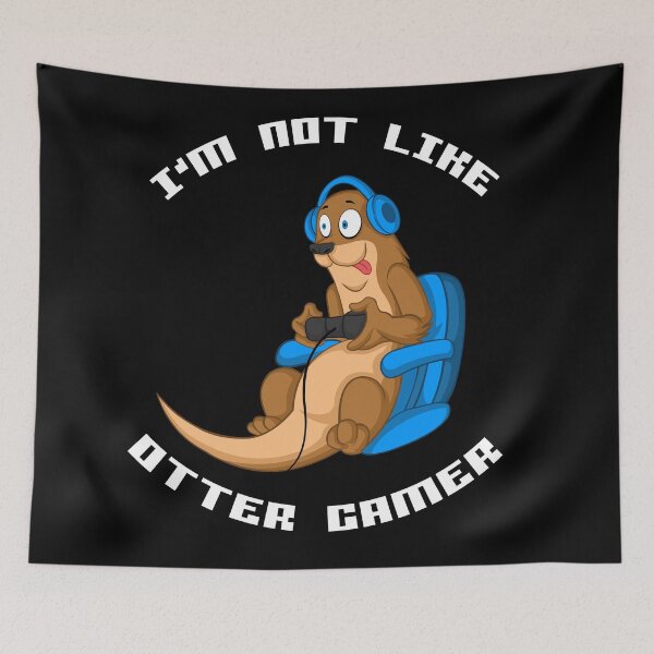 Item preview, Otter Gamer Gaming Nutria como regalo de nutrias designed and sold by Mr-Peh.