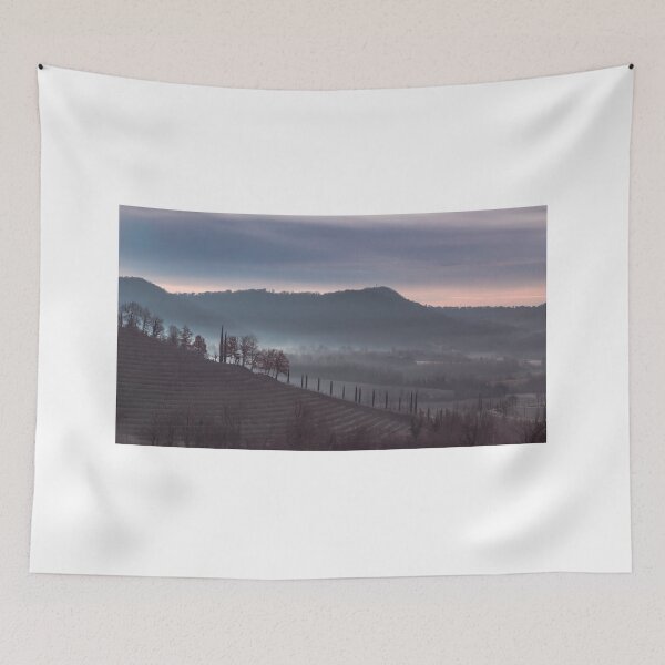 Item preview, Cold misty morning in the vineyards of Italy designed and sold by zakaz86.
