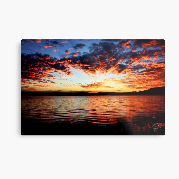 Warners Bay Sunset- Newcastle, NSW, Australia Metal Print