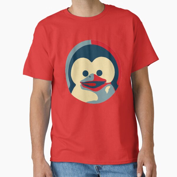 Linux tux penguin obama poster baby Classic T-Shirt