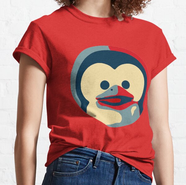 Linux tux penguin obama poster baby Classic T-Shirt