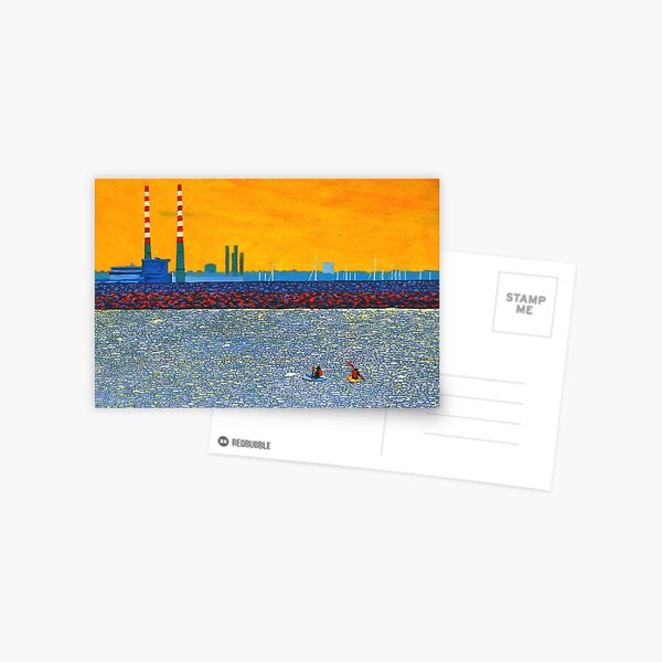 Poolbeg, Kayakers (Dublin, Ireland) Postcard