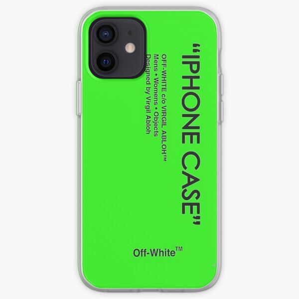 Étui iphone vert éteint Coque souple iPhone