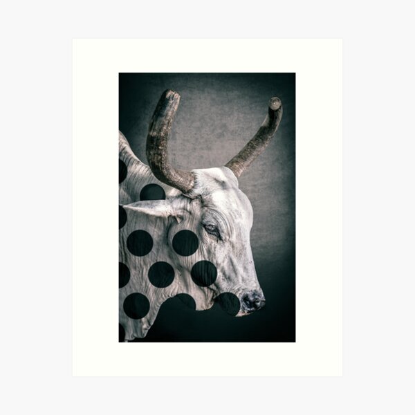 ZEBULLITION -White and black Art Print