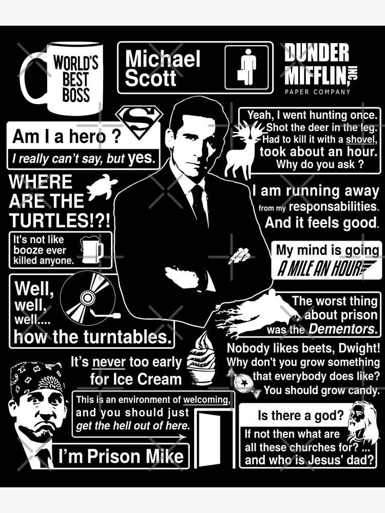 25 The Office Gifts That Will Make Any Fan Happy  Michael scott quotes,  Office quotes, Office poster