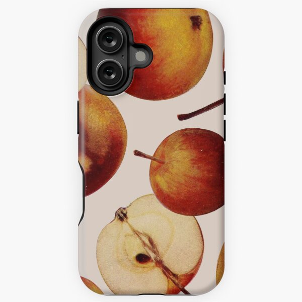 Vintage Apples Print iPhone Tough Case