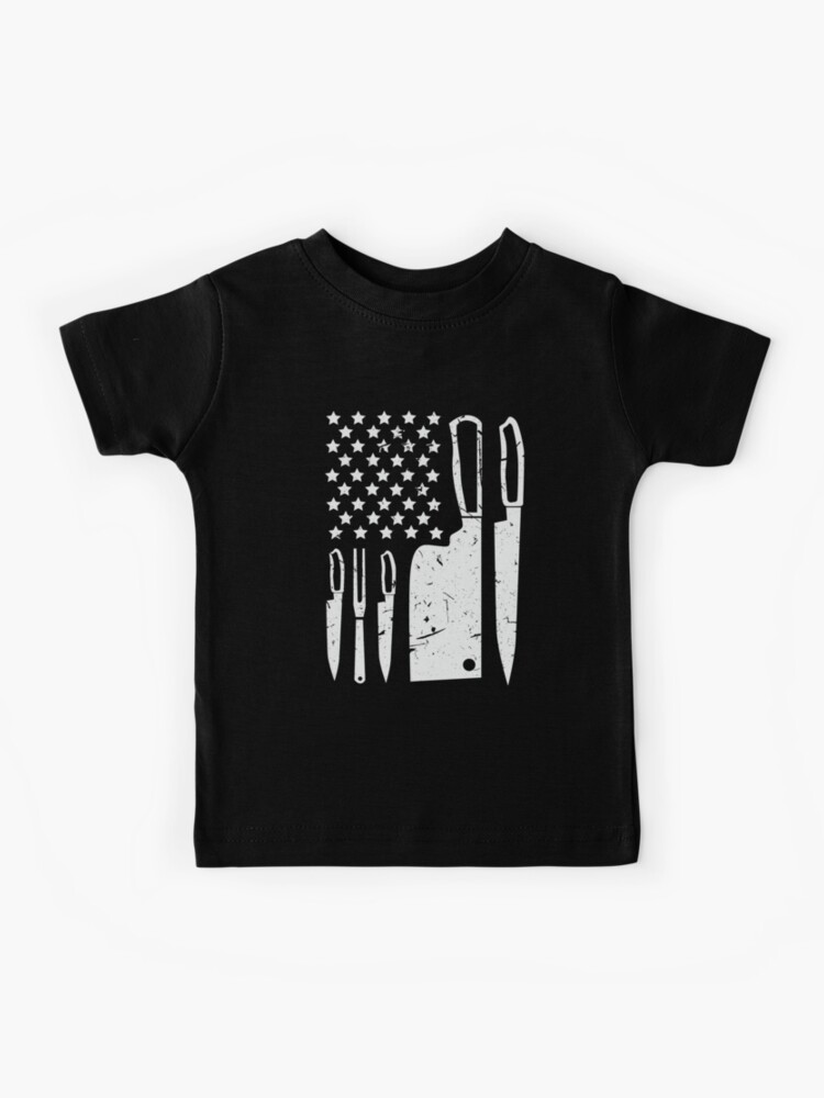 Chef Knife Set Shirt | Patriotic American Flag Kitchen Gift Chef Knife Set Shirt | Patriotic American Flag Kitchen Gift