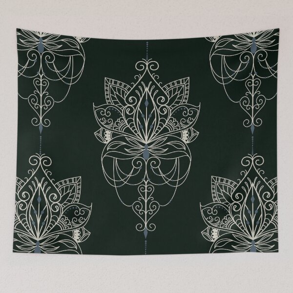 Item preview, Henna Lotus Flower Tattoo designed and sold by Musterioes.