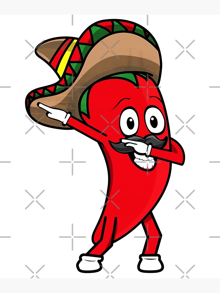 "Chili Lover (Dubbing Chili)" Poster by nicoespri Redbubble