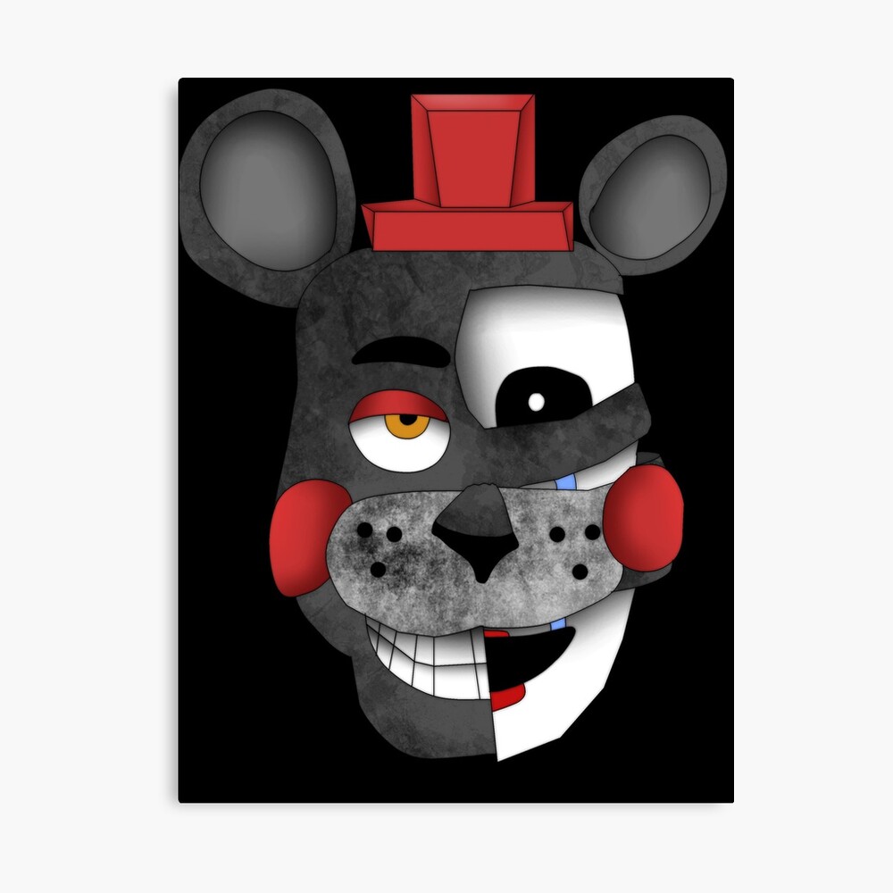 Lefty From Fnaf Throw Pillow By Demonblooded Redbubble