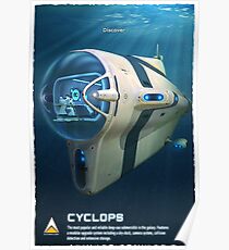 Subnautica - Cyclops Submarine Vehicle Poster