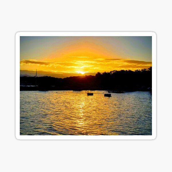 Golden Sunset Sticker