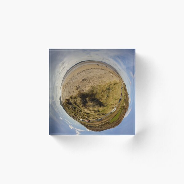 Lisfannon Beach, Fahan, County Donegal, Sky Out Acrylic Block