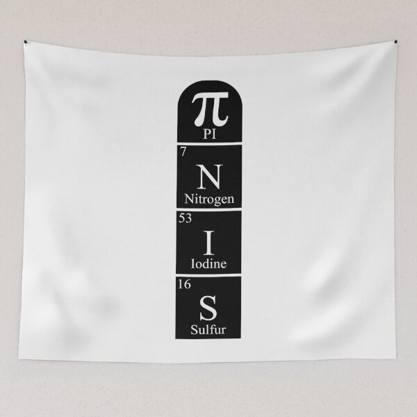 Item preview, Pi day penis periodic science math humor designed and sold by emphatic.