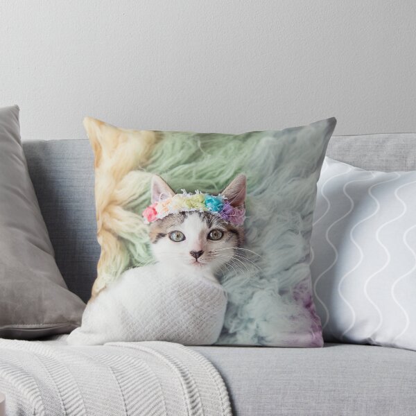 Item preview, Gatito arcoiris designed and sold by Amy Dee.