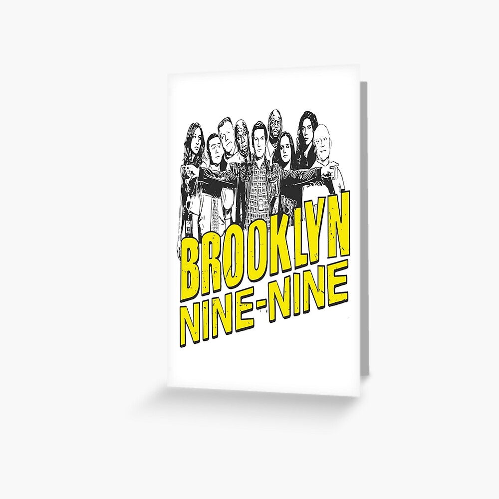 "Brooklyn 99 crew logo" Greeting Card for Sale by littlecabbages