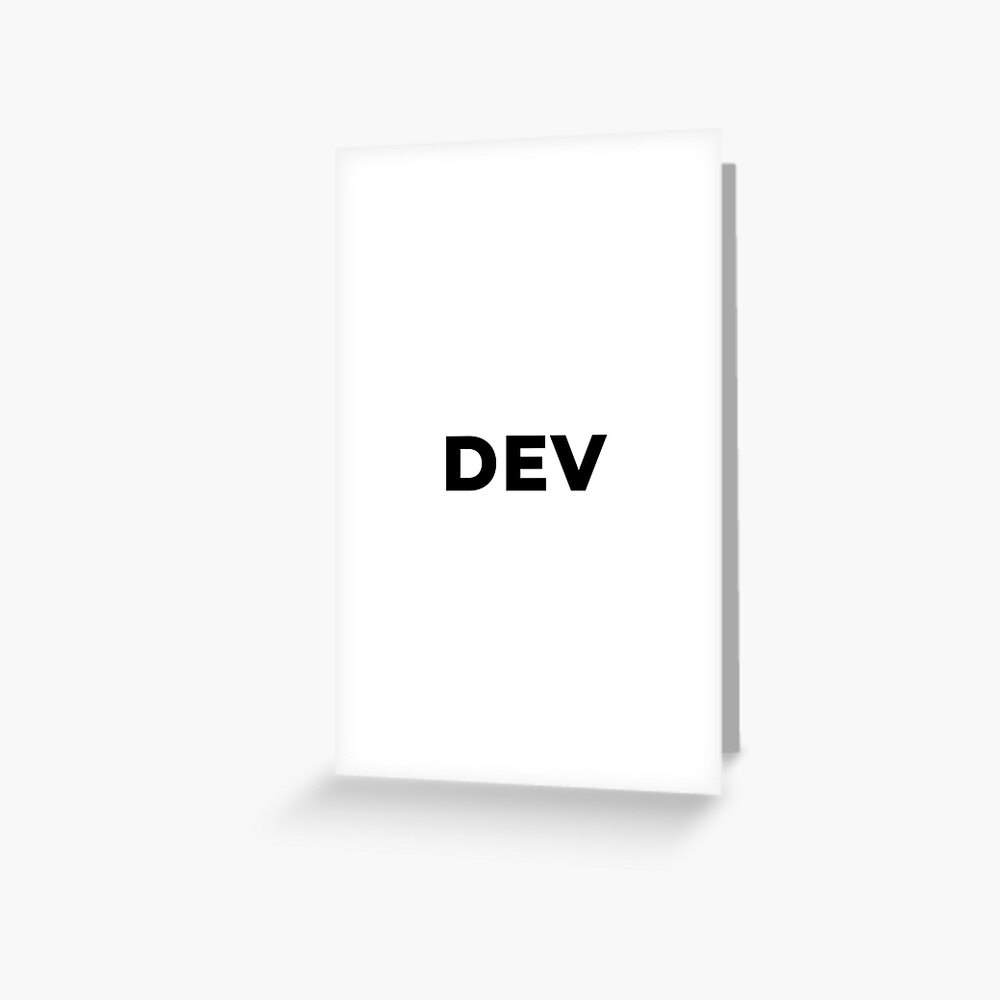 Item preview, Greeting Card designed and sold by developer-gifts.