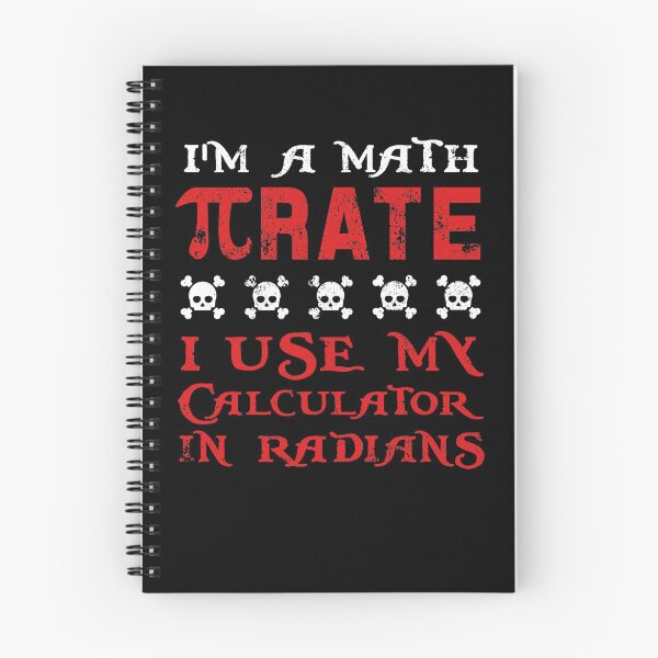 Item preview, Math Pirate Calculator in Radians Pi Day designed and sold by hadicazvysavaca.