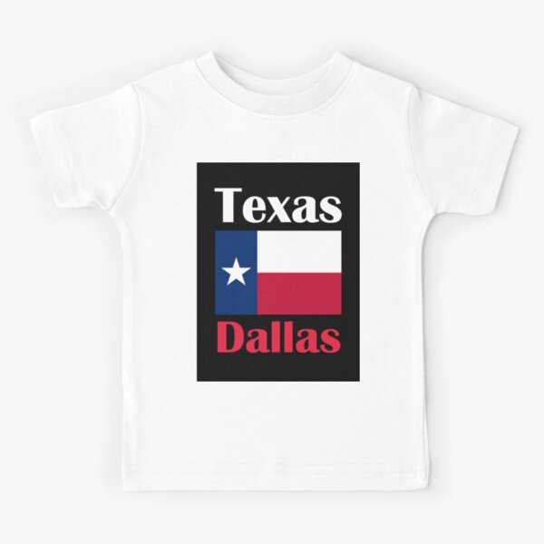 Dallas Texas TX Vintage Varsity Sports Navy Text T-Shirt