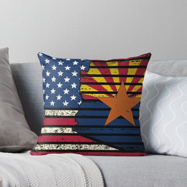 Item preview, Distressed Love Arizona USA Flag designed and sold by RiffXS.