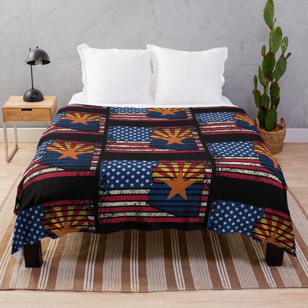 Item preview, Distressed Love Arizona USA Flag designed and sold by RiffXS.