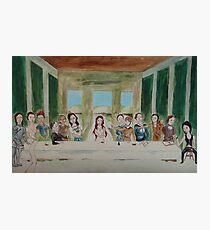 My Rendition of the Last Supper Photographic Print