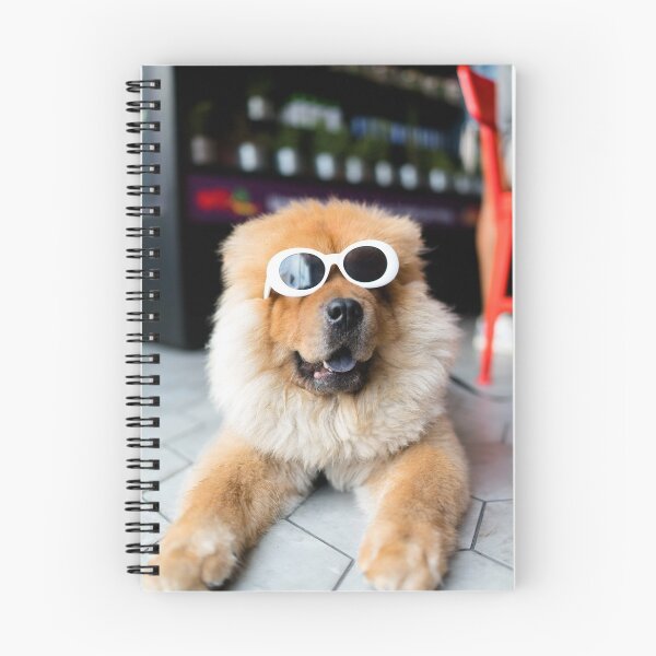 Item preview, Happy funny chowchow with shades designed and sold by DelightfulArts.
